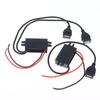 A2Bc 12V To 5V 3A Single/Double Usb Power Supply Adaptor Direct Current Converter Connector For Car Dvr