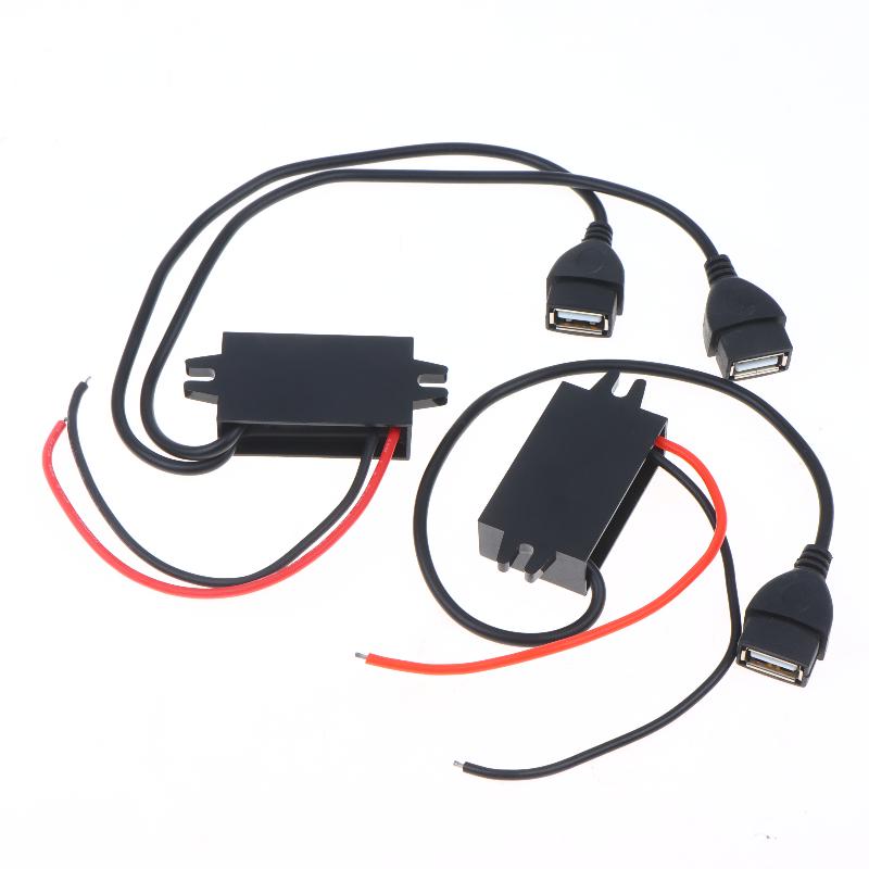 A2Bc 12V To 5V 3A Single/Double Usb Power Supply Adaptor Direct Current Converter Connector For Car Dvr