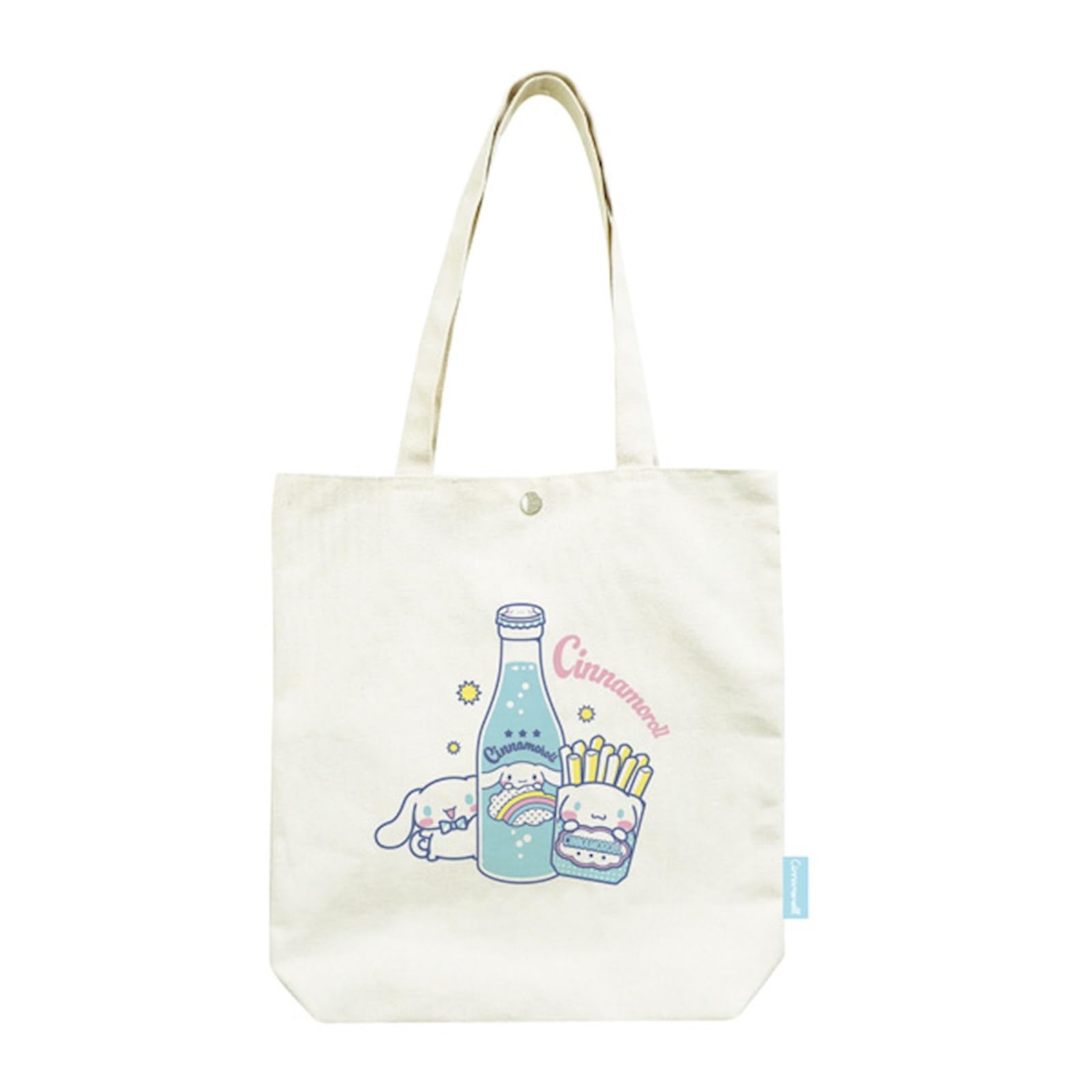 K Company Sanrio Characters Canvas Tote Bag, Cinnamoroll, CHT5-CN, H36.5 x W35 x D8cm