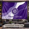 Austria Wien FC Personalized Tapestry Support Custom Name, Wall Art Home Decoration