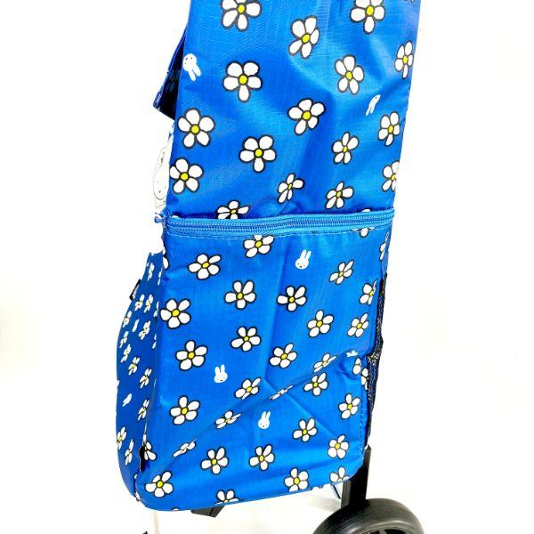 Miffy Miffy Isolierter Einkaufswagen, Blumenblau, Tragetasche, Outdoor-Kühltasche, Blau
