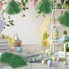 10Pcs Green Leaves Artificial Palm Leaves Large Greenery Faux Greenery  Home Decor