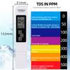 3 In 1 Digital Water Quality Tester EC TDS Meter Range 0-9990 Multifunctional Water Purity Temperature Meter for Drinking Pools