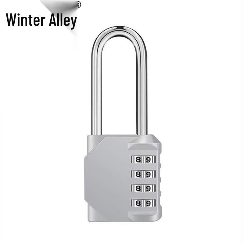 Winter Alley 4-Digit Combination Padlock