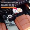 Detachable Design Car Cup Holder Expander 360° Rotation Vehicle Eating Tray Table  Car Accessories