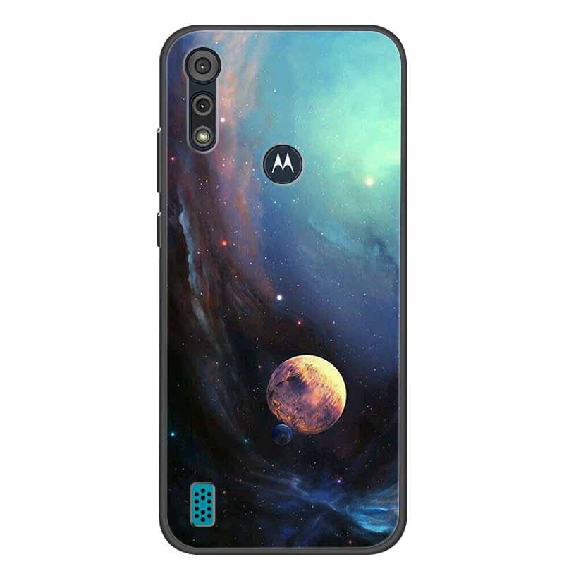 Phone Case for Motorola Moto E6i / E6s 2020 Shockproof Soft Silicone TPU Back Cover for Moto E6s 2020 E 6S 6i Cases Marble Print