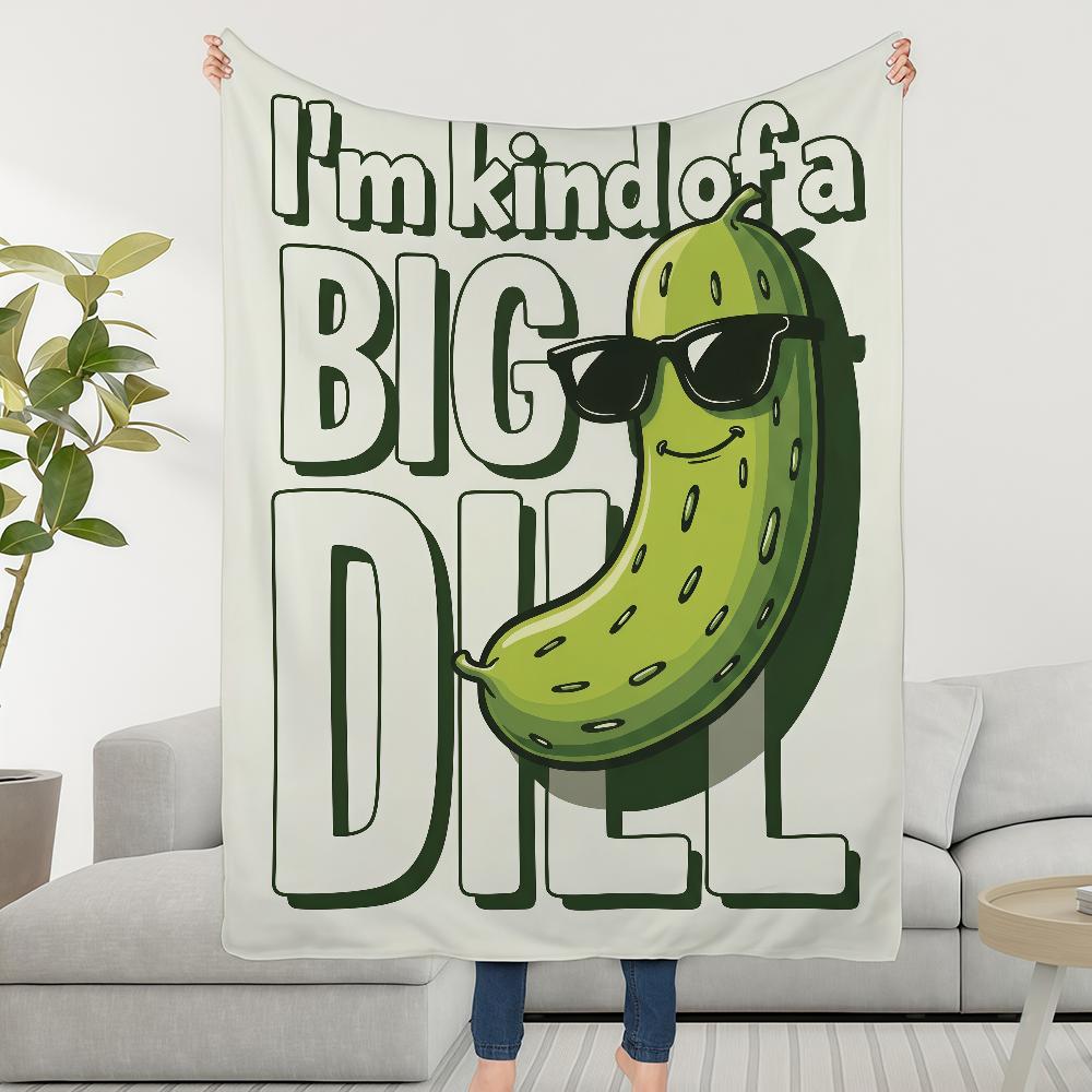 Decke Lustige Gurken Überwurf Super Kuschelig Plüsch Wohnzimmer Sofa Couch Kindlich Eingelegt Geburtstagsgeschenke