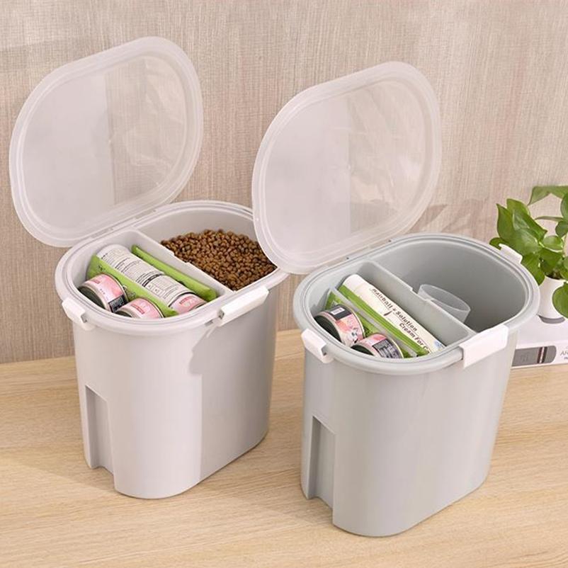 Galeată fierbinte pentru depozitarea hranei pentru pisici Depozitare etanșă, rezistentă la umiditate, sub vid Galeată pentru hrana pisicilor Galeată pentru depozitarea hranei pentru animale de companie de mare capacitate