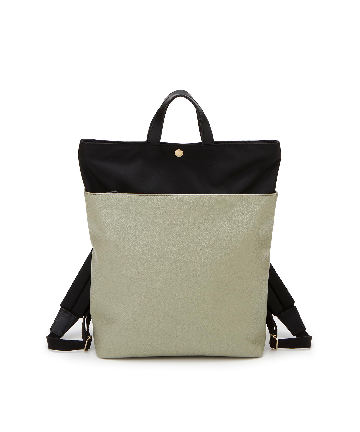 

SCOTCH GRAIN Bag Bicolor A4 Backpack Rucksack 503082100223 Green Gray One Size [Topkapi] Mother s Women s