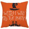 Halloween Pillowcase Cushion Case Home Decoration Short Plush Cushion Cover 18 18 Inches