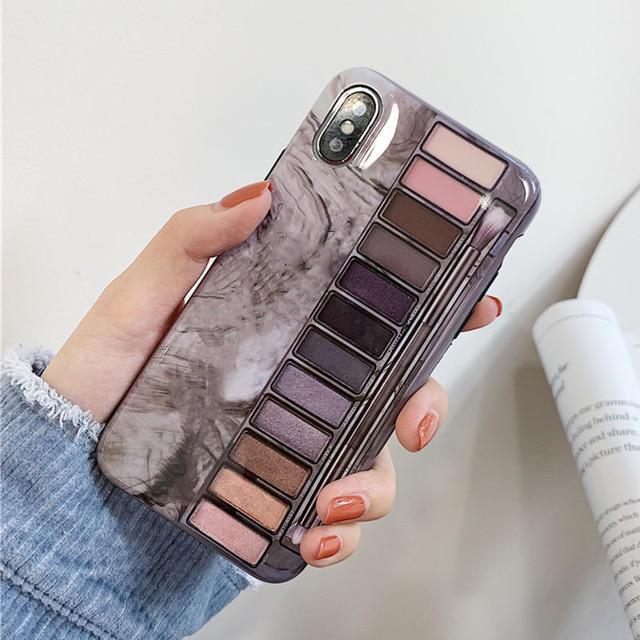 Makeup Eyeshadow Palette Phone Case for IPhone 11Pro Max XR XS Max 8 7