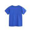 New summer boys' short-sleeved T-shirt pullover with dinosaur print
