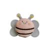 Colorful Cartoon Bee Plush Brooch Pendant for Clothes, Shoes, Hair, and Bags.