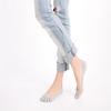 Women Ankle Invisible Non Slip Cotton Silicone Hosiery Five Finger Toe Socks