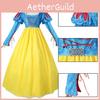 Enchanting Snow White Cosplay Costume Elegant Dress For Halloween Stage Performance