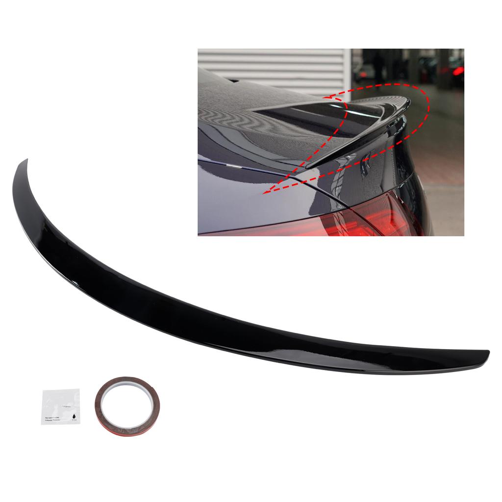 Gloss Black Rear Spoiler For Mercedes-Benz C-Class W205 C205 Coupe 2014-2021