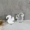 3D DIY Cute Squirrel Silicone Candle Mold Animal Squirrel Soy Wax Silicone Mold Animal Plaster Resin Mold Home Decoration