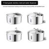 Stainless Steel Eco-friendly Pet Water Dispenser Super Large Capacity Automatic Heating Cat Dog Water Feeder