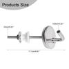 2Pcs Toilet Seat Hinge Adjustable Knob Toilet For Seat Hinge Toilet Seat Fix Fitting Stainless Steel With Mounting Accessory
