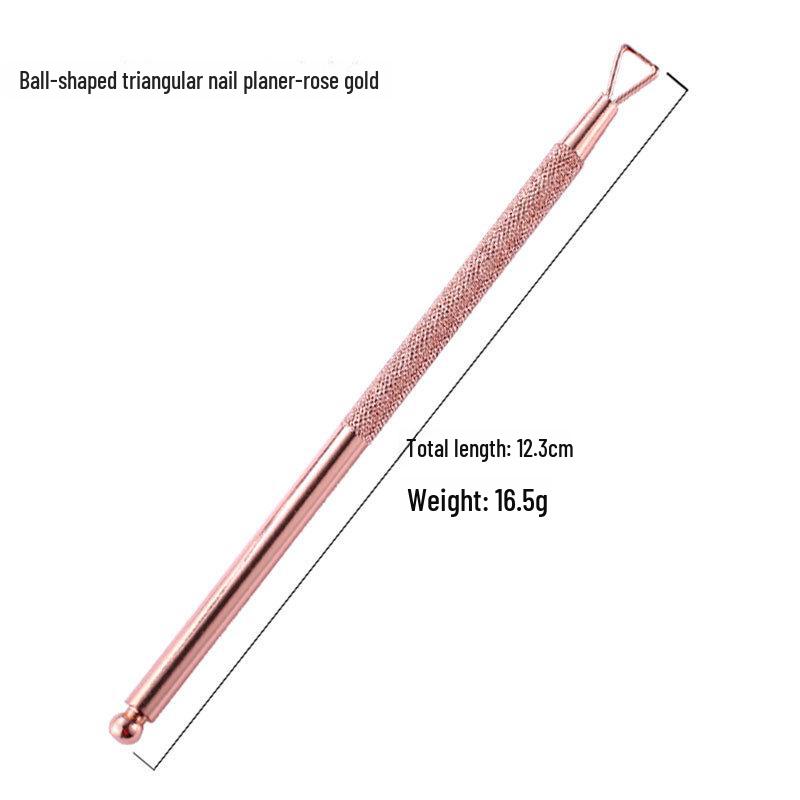 Stainless Steel Double-Headed Cuticle Remover and Pusher Tool for Manicure