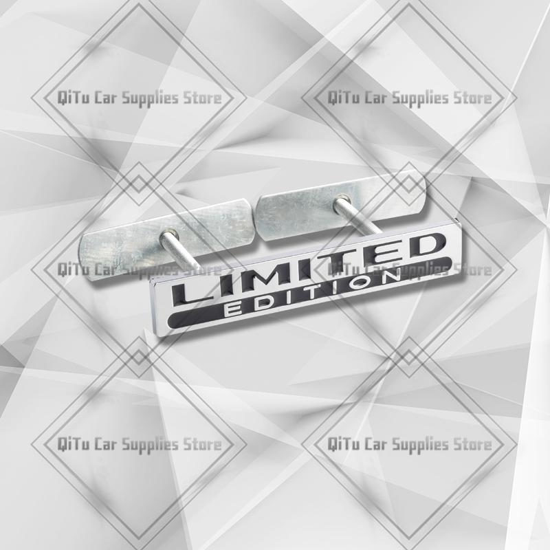 Zinc Alloy Limited Edition Badge Car Body Trunk Emblem 3D Grille Sticker For Nissan Suzuki Geely Skoda Subaru Fiat Chery Toyota