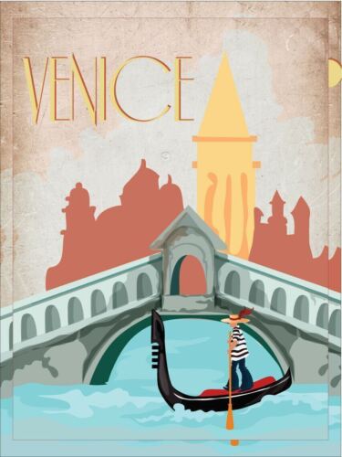 

Venice Vintage Retro Metal SignAluminum 20x30cm（7.8x11.8inch）