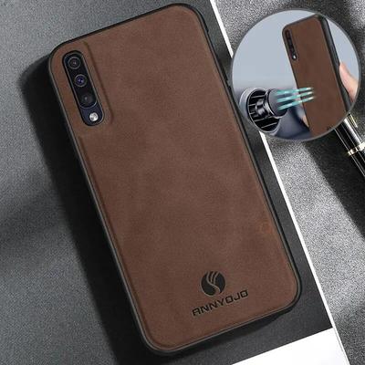 A50s A30s Magnetische Schaffell Ledertasche für Samsung Galaxy A50 A70 A30 A7 2018 2019 A10 A11 Luxus Männer Retro Cover A 50 30 70
