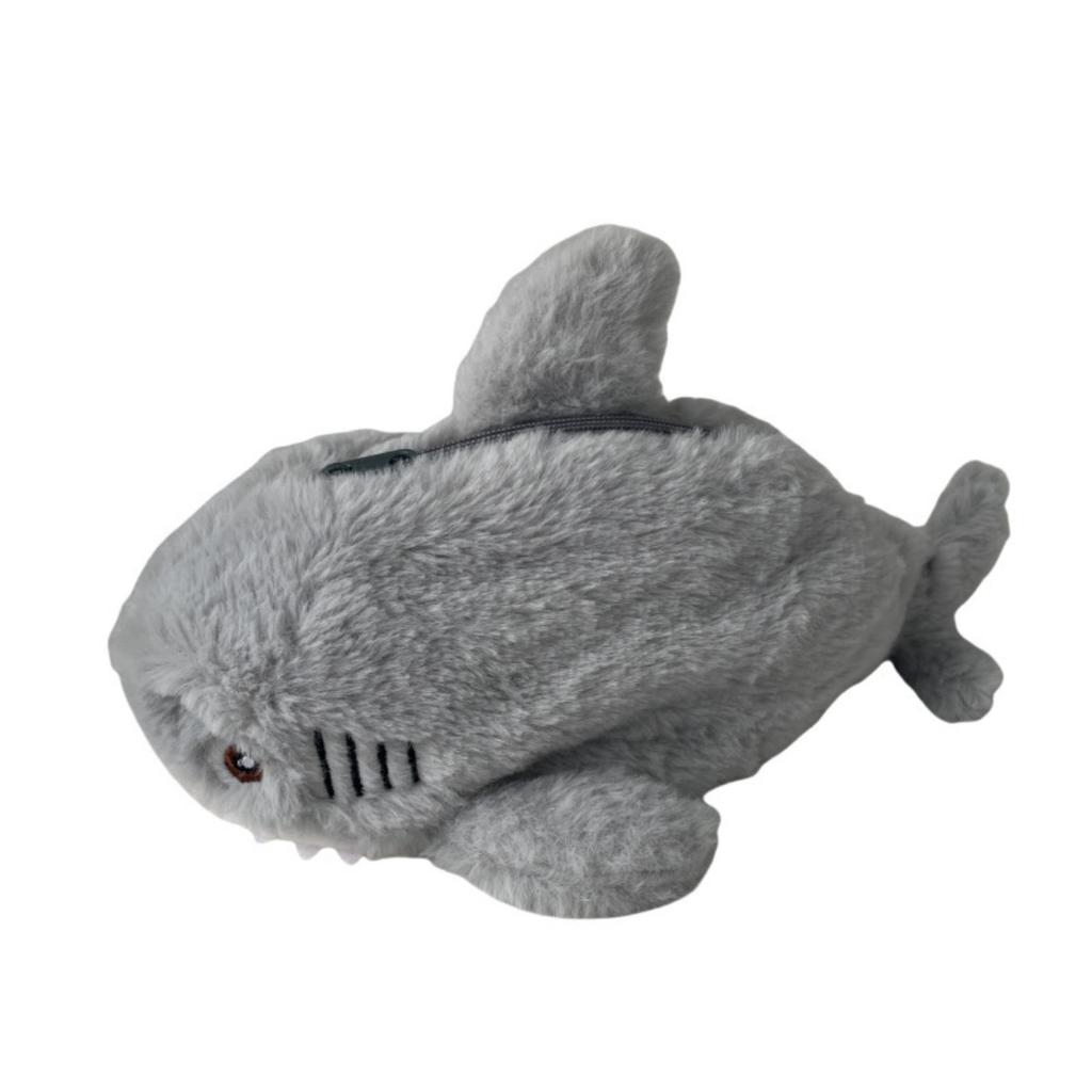 Ocean Shark Pen Bag, Cute, Portable, Large Capacity Storage Student Stationery Bag, Creative Cartoon Gift