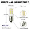 LED E12 Klar Typ Miniaturglühbirne, Tageslichtweiß (2W), Innenbereich, 200lm, Kleine runde Glühbirnenform, 5er-Pack