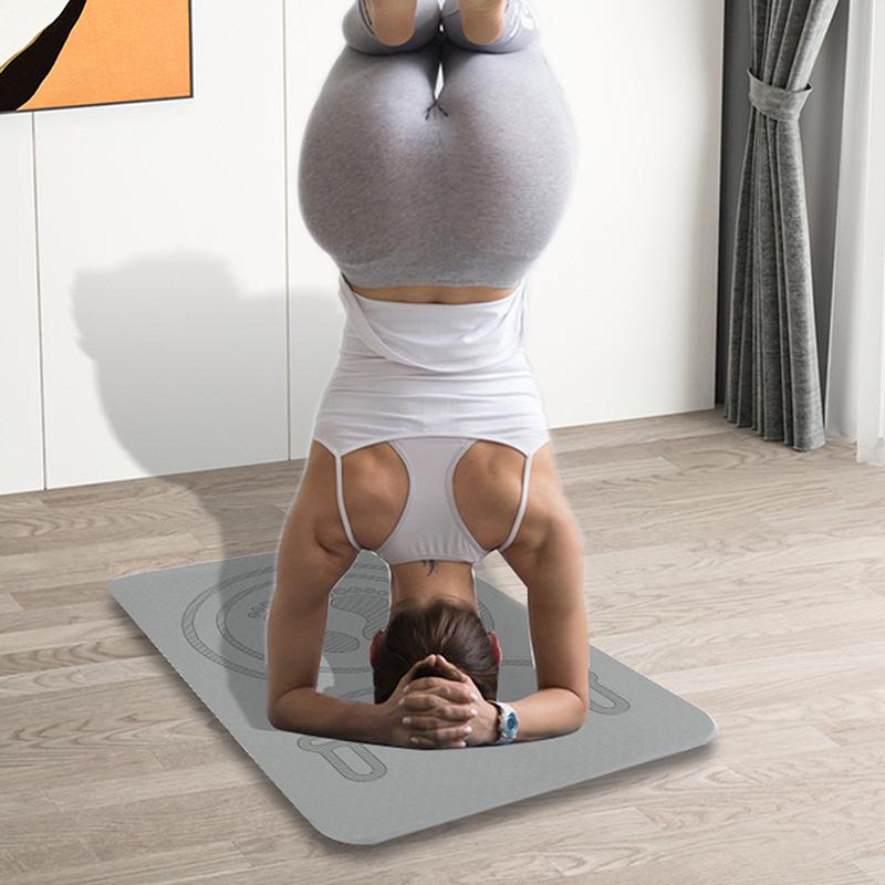 6mm Springseilmatte Anti-Lärm Springseilmatte Bodenmatten Übung Stoßdämpfung Yogamatte Tpe Springmatte Fitnesspad