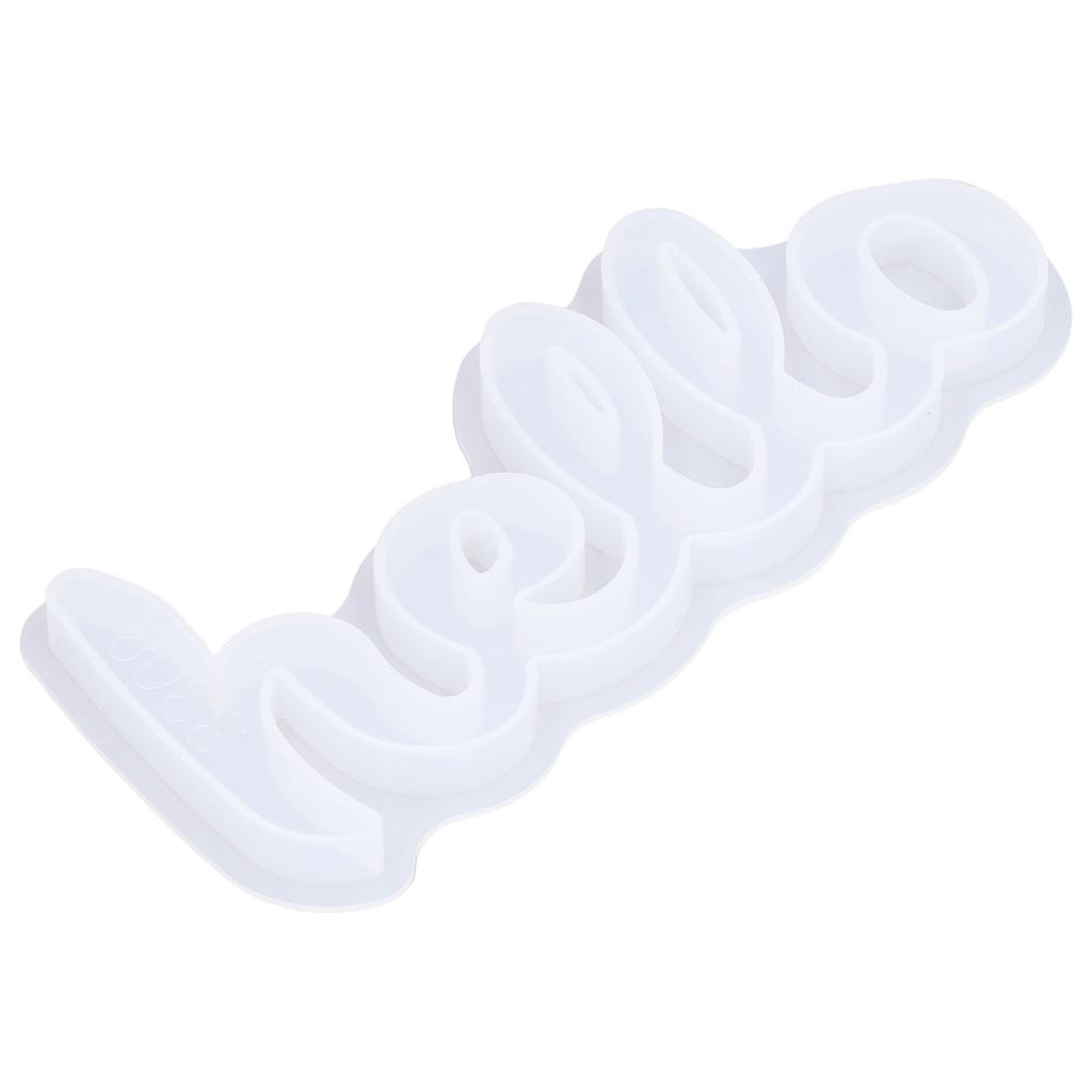 Silikonová forma DIY Anglické slovo Písmeno Křišťálová Epoxidová Zrcadlová Silikonová Forma Dekorace