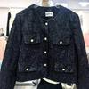 Streetwear Casual Jacquard Lace Jacket for Women Spring Autumn Korean Fashion 2026 Vintage O-Neck Long Sleeve Embroidery Short Coat