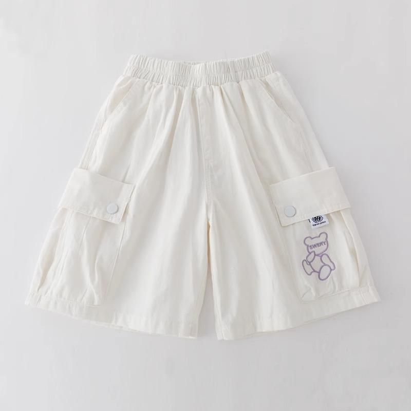 

Женские рабочие брюки Повседневные шорты Летняя верхняя одежда Детские спортивные укороченные шорты Летние брюки 170 белый