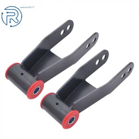 2" Rear Drop Shackles Lowering Kit For Chevy Silverado GMC Sierra 1500 1988-2018