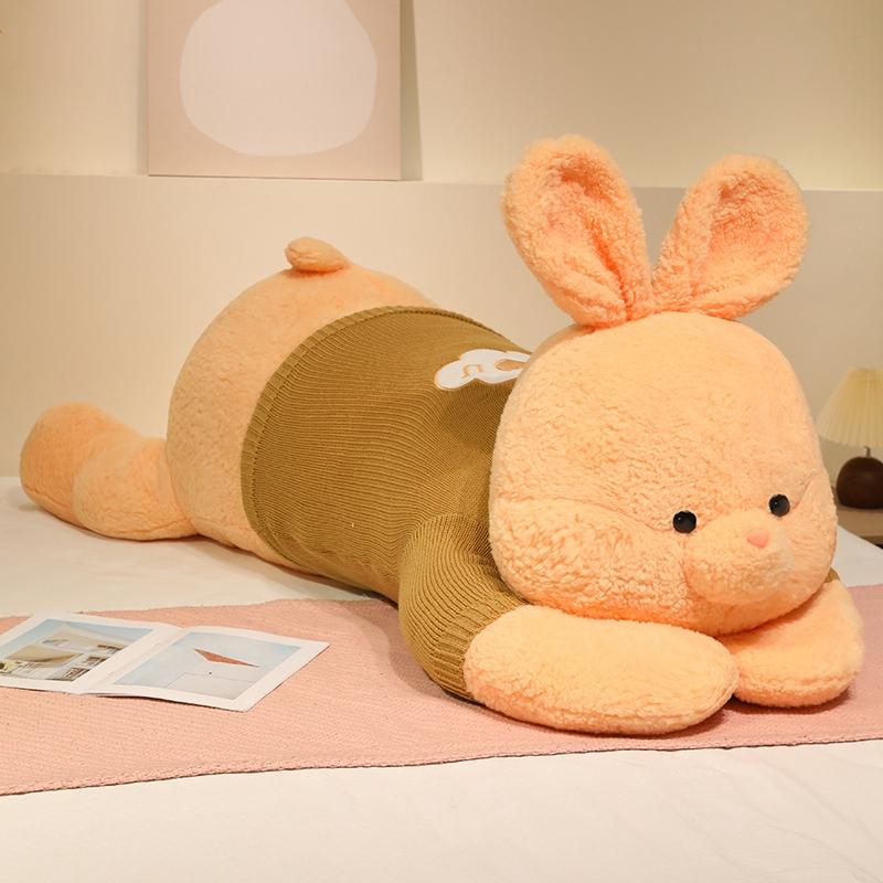 Riesengröße Weiches Langes Kissen Hase Plüschtiere Stofftiere Bunter Hase Beliebte Geburtstagsgeschenke Mädchen Kindergeschenk 90CM