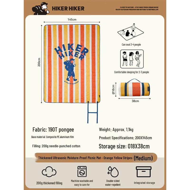 Pelliot HIKER Outdoor Picnic Camping Mat