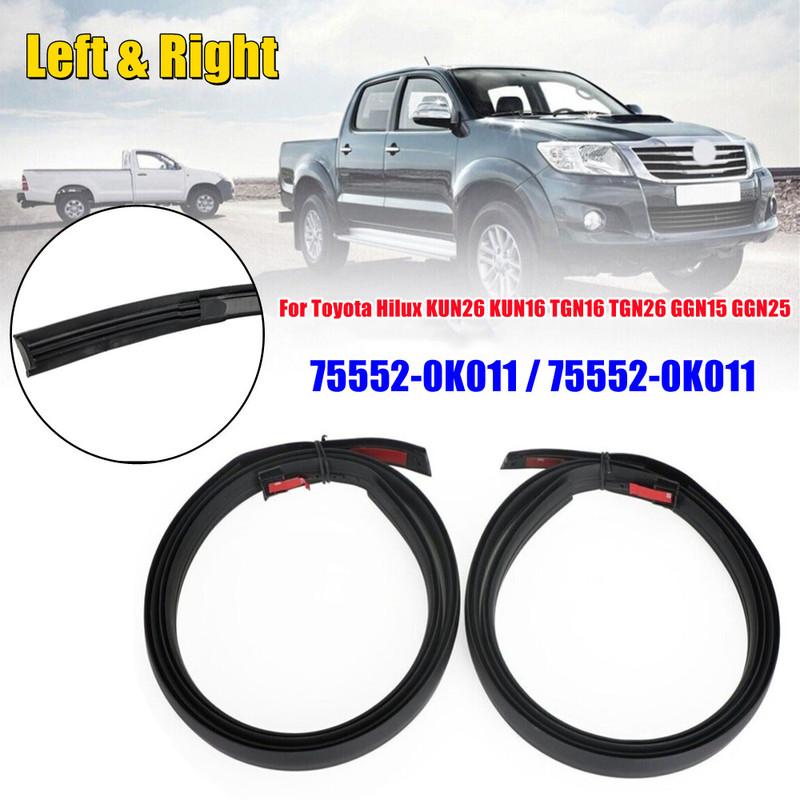 75551-0K011 75552-0K011 For Toyota Hilux KUN26 KUN16 TGN16 TGN26 GGN15 GGN25 Roof Rubber Drip Side Finish Moulding Strips Trim