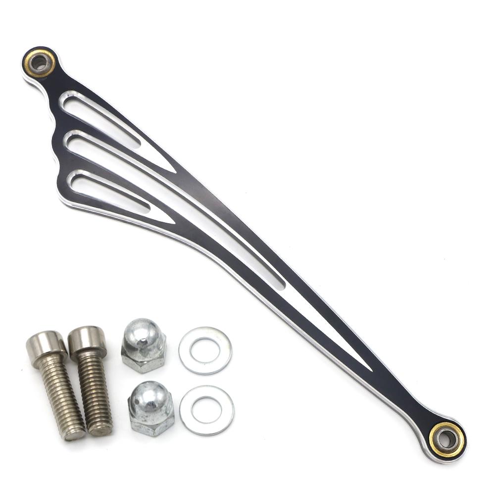 Black Chrome Wing CNC Gear Shift Lever Shift Linkage For Harley Touring Road King Softail Street Glide Trike 1984-15 2016 2017