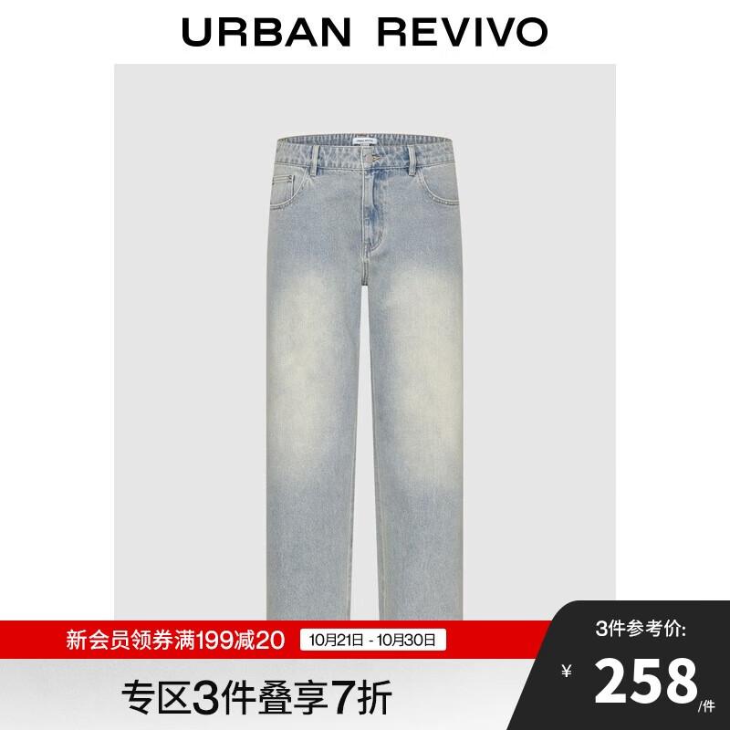 

Мужские джинсы из состаренного денима в стиле ретро 34