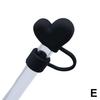 Love Straw Cover Cap Reusable Silicone Straw Toppers For Stanley Cup Leak-Proof Dust Proof Straws Cover For Tumbler Accesso L3V0