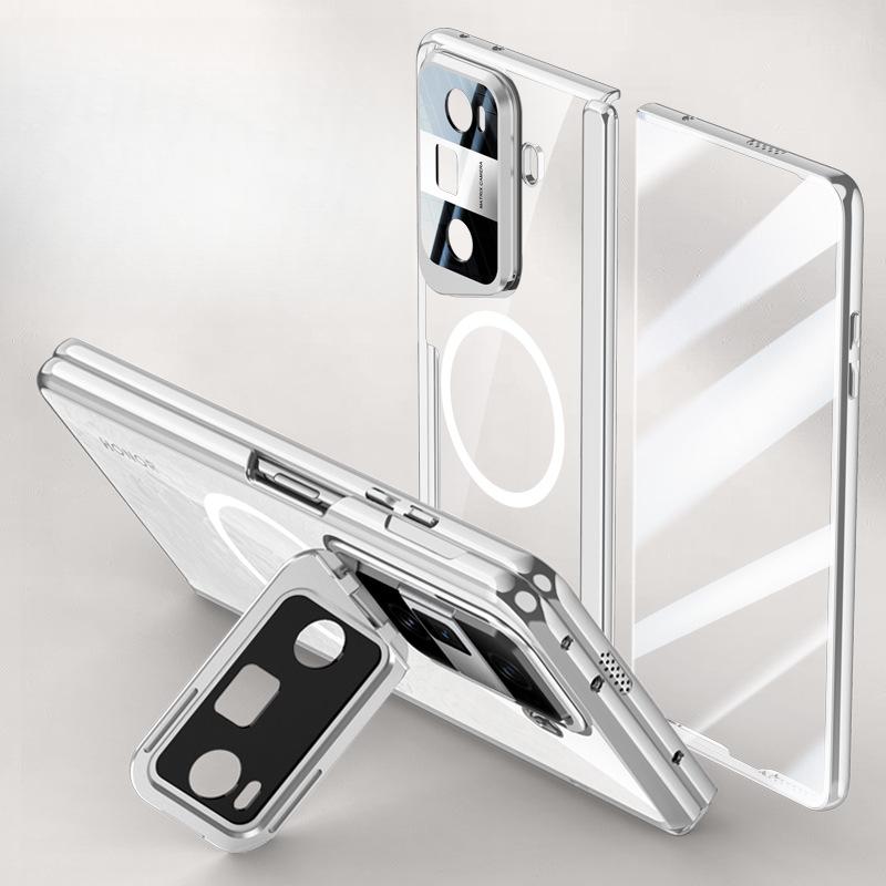 Suitable for HONOR Magic Vs3 Phone Case, Film, Foldable Screen, Magnetic Stand, All-inclusive Anti-drop, Business Men