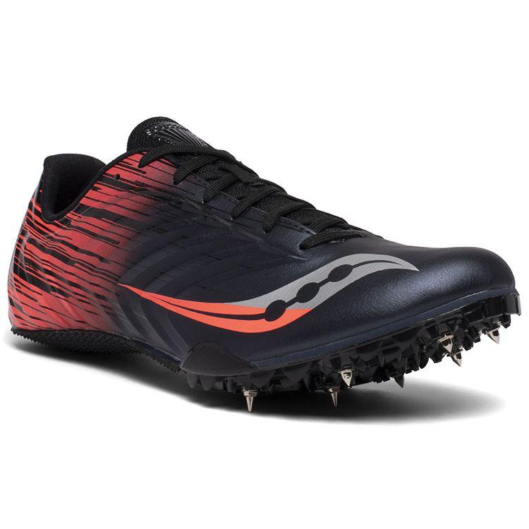 Saucony Spitfire 5 Comfortable Y2K Retro Mesh Cushioning Lightweight Durable Non-Slip Low-Top Running Shoes Men sneaker Black Red S29055-4