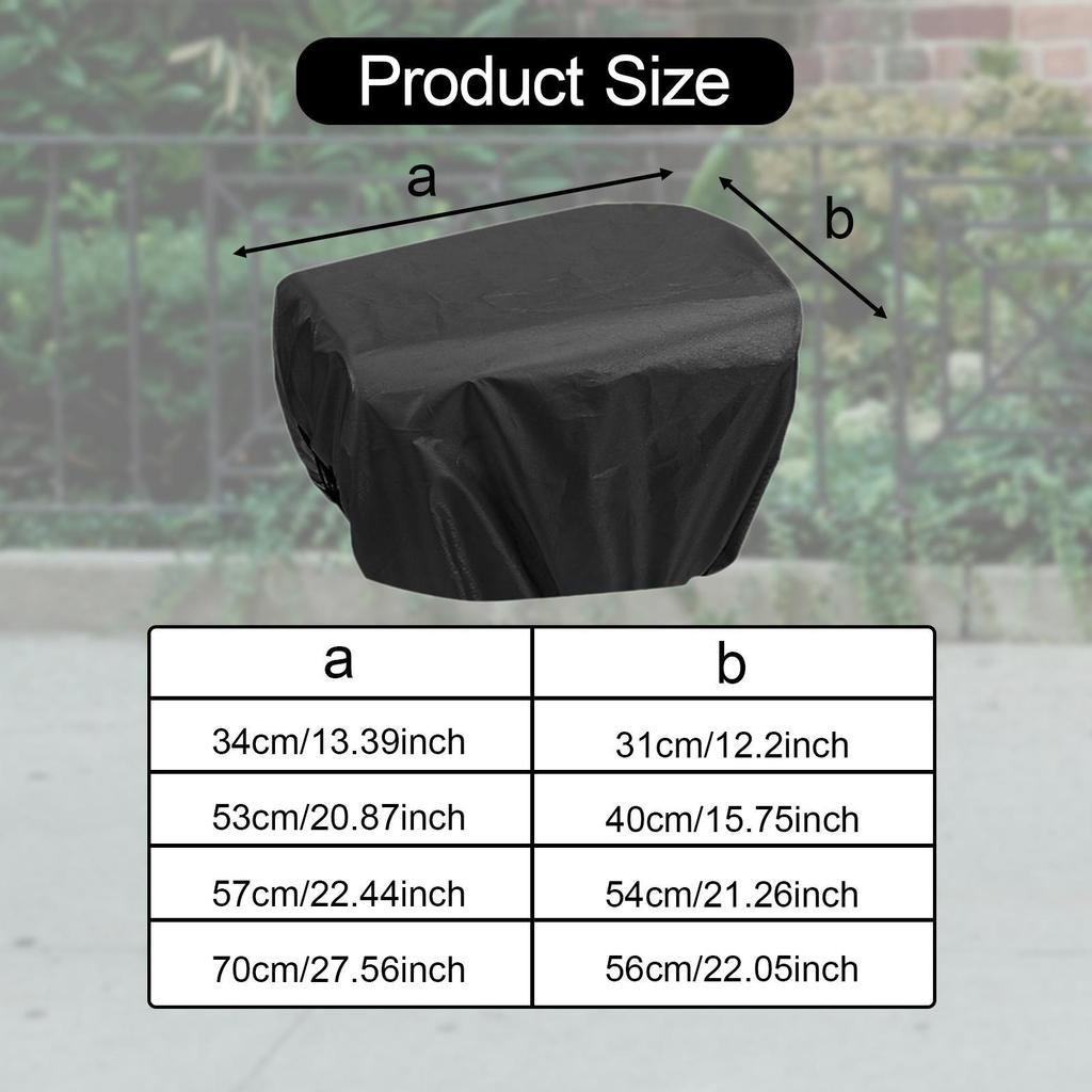 Bike Basket Rain Cover Protector Practical Universal Dustproof Sunproof Dust Cover Bike Basket Liner for Adult Bikes Travel
