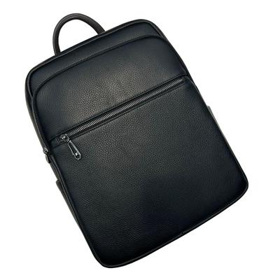 Men's Genuine Leather Travel Backpack - Versatile, Fashionable, Large Capacity, Casual Student & Laptop Bag