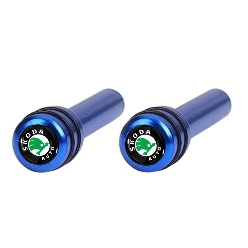 VMAD6 Alloy automobile safety door lock pin safety accessories For skoda OCTAVIA RS FABIA KAMIQ KAROQ KODIAQ RAPID SCALA SUPERB Scale
