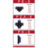 5PCS Pneumatic Fitting Pipe Connector Tube Air Quick Fittings Water Hose Couping 4 6 8 10 12 14mm PE/PU/PY/PK/PM/PZA/PV/SA Car Pressure Regulators 5