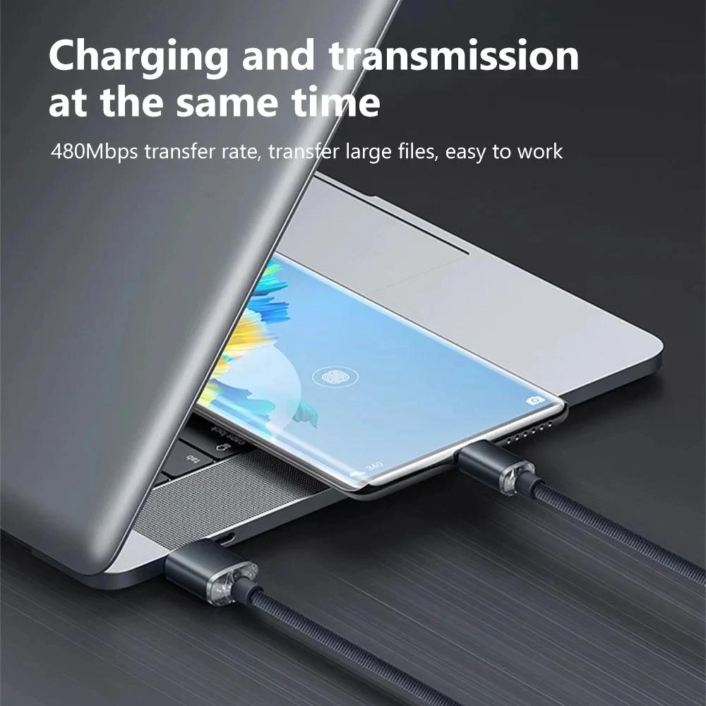 NEW 120W USBA To Type C To USBC Cable For iPhone 15 16 17 Series PD Fast Charging USB C Data Cord For Xiaomi OPPO Samsung