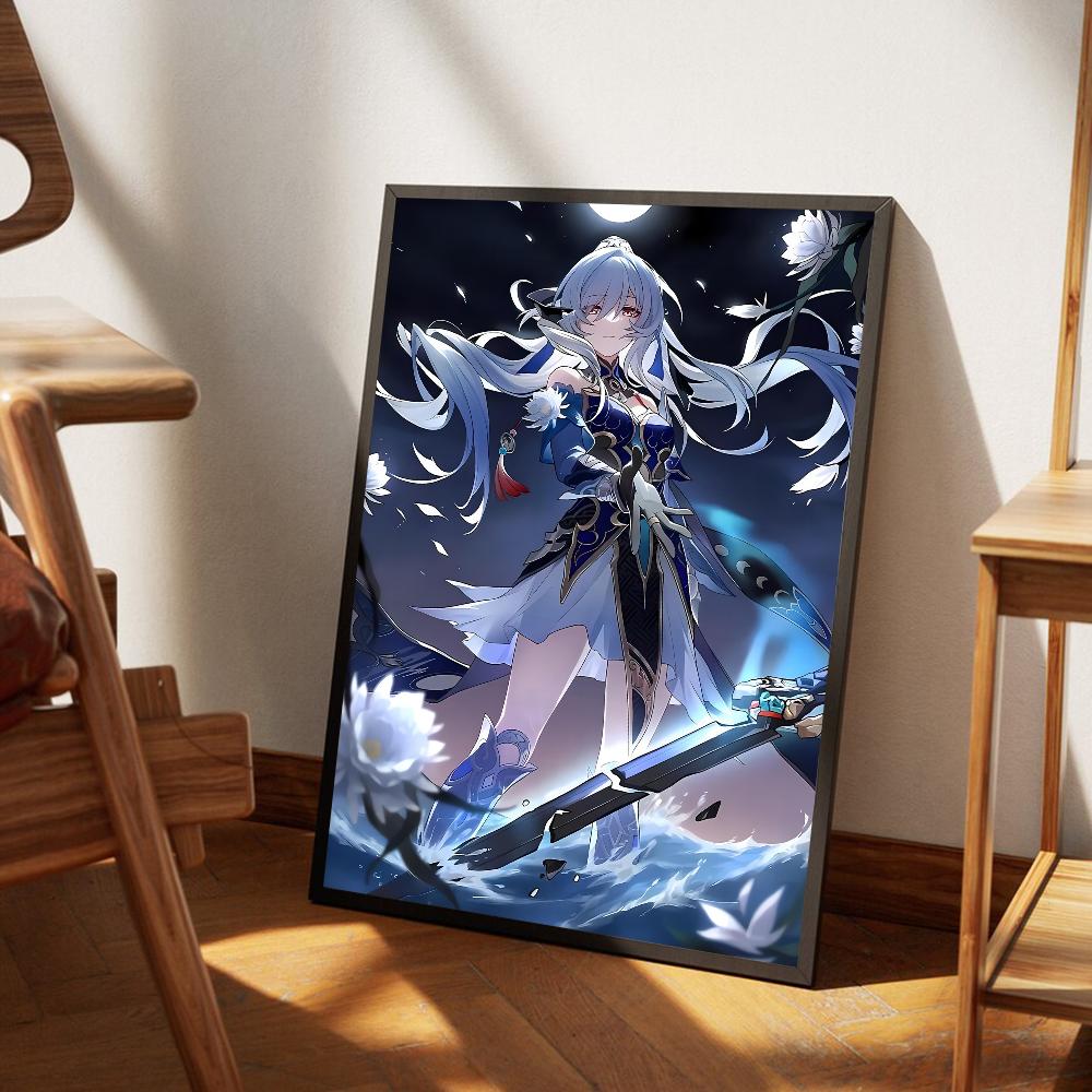 

Игра Honkai Star Rail Jingliu Винтажные постеры Липкие печатные издания Постеры Художественные работы Постеры Наклейки на стену 21cm×30cm NoFrame