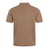 Men Chest Pocket Turn Down Collar Short Sleeve Casual Loose Polo Shirt
