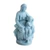 Candle Moulds 3D The Virgin-Mary to Hold Kid Silicone Mold Plaster-Resin Mold Virgin-Scented Candle Epoxy Mold DIY Art